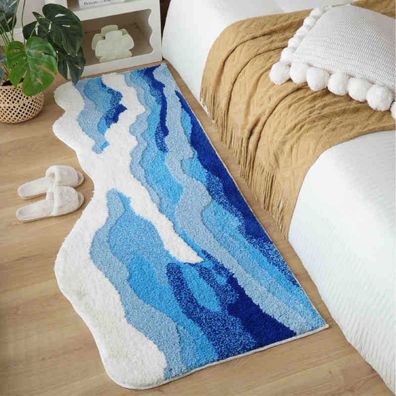 Bedside blanket foot pad floor mat