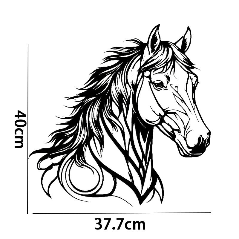 Metal Wall Art Iron Silhouette Wall Decor for Living Room and Bedroom Creative Home Mural Decorations - Velora Home Deco