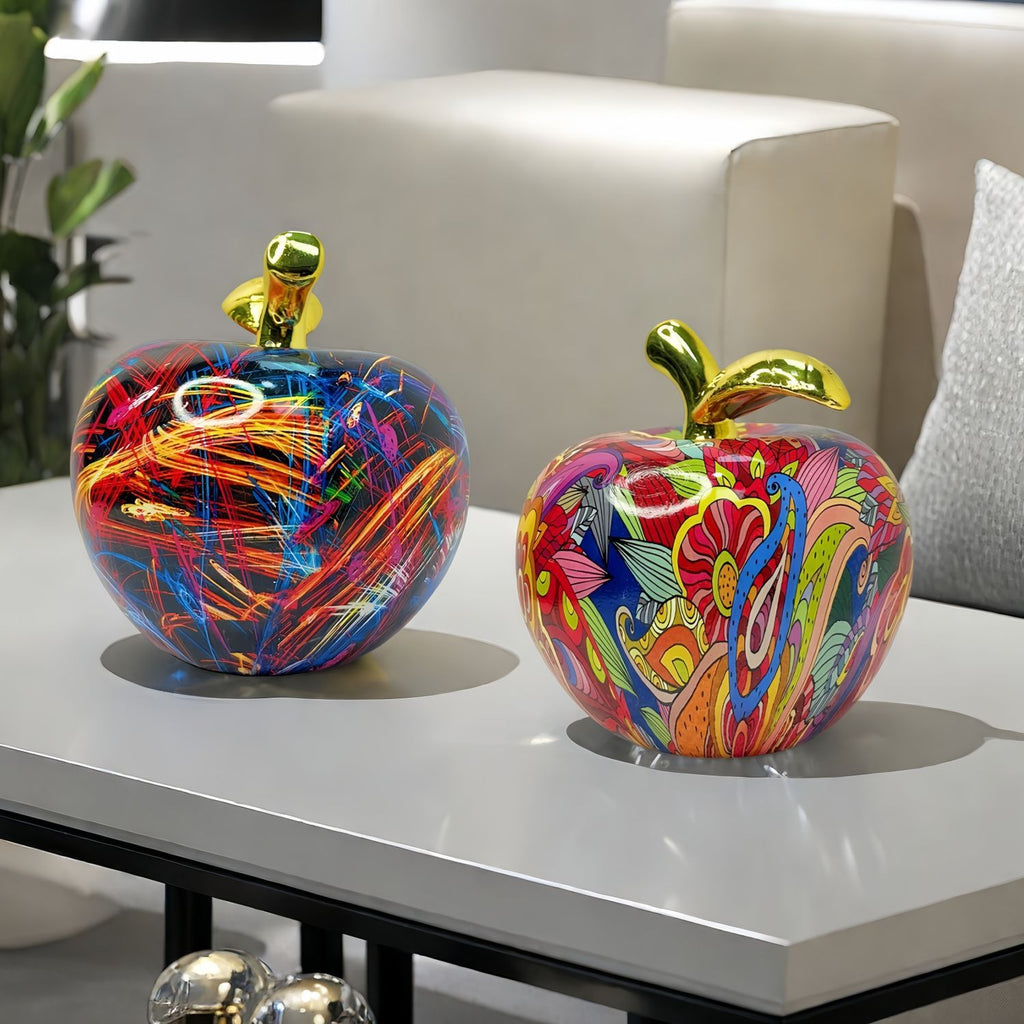 Colorful Apple Ornament