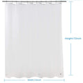 Bathroom Shower Lining Frosted Plastic Extra Long Shower Curtain Liner With Magnet Metal Eyelets Thickened Shower Curtain