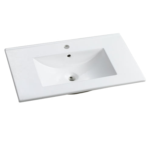 30" Bathroom Vanity Ceramic Top-BL9075B
