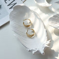 Gypsum feather decoration storage tray decoration necklace accessories cosmetics perfume photography posing props