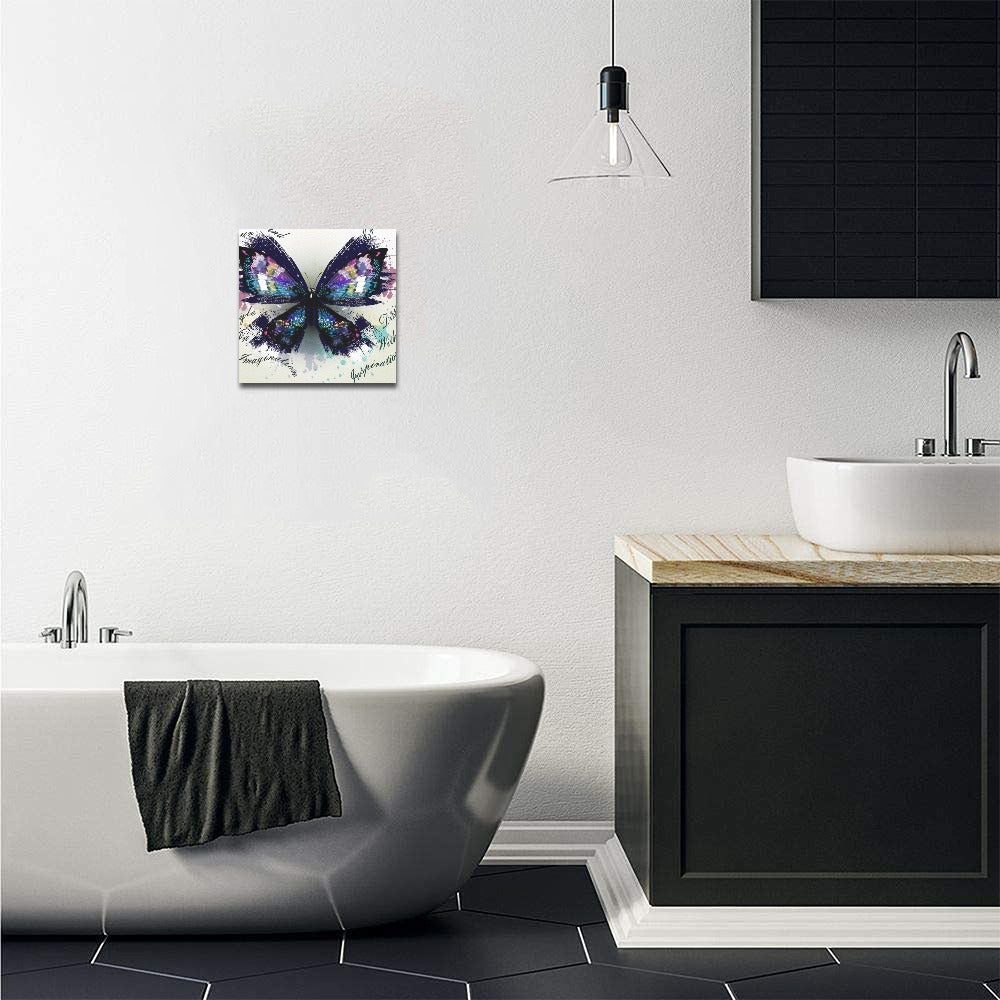 Vivid Painted Butterfly 8x8 inch