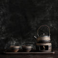 Ceramic Tea Kettle Kung Fu Tea Set Tea Warming Set