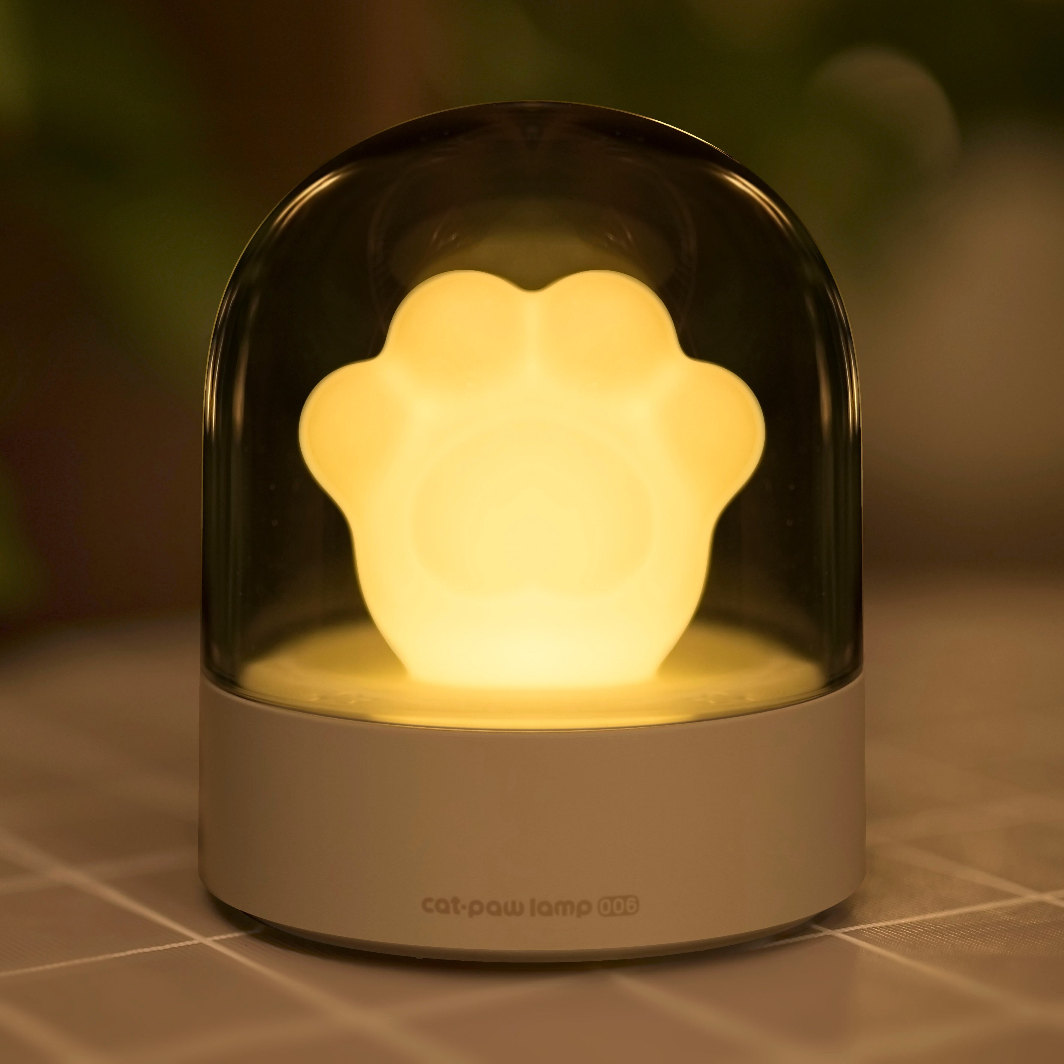3 Life LED Night Light USB Charge Ambient Light Cartoon Cute Cat Claw Shape Night Lamp Bedside Lamp Children Christmas Gift