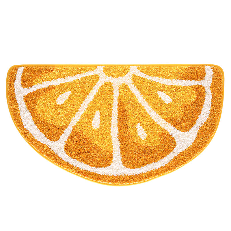 Bathroom floor mat anti slip mat fruit absorbent carpet decorative mat