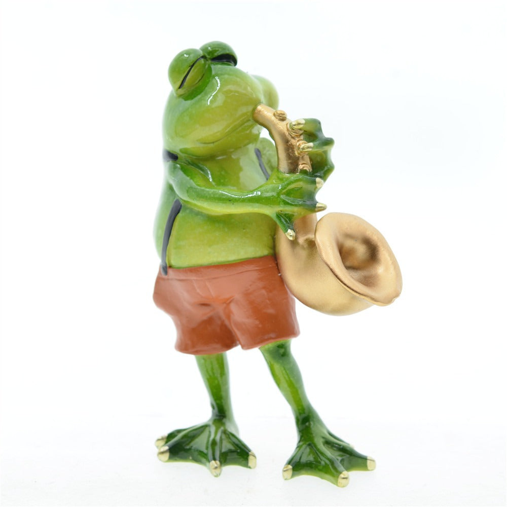 Art frog resin ornaments