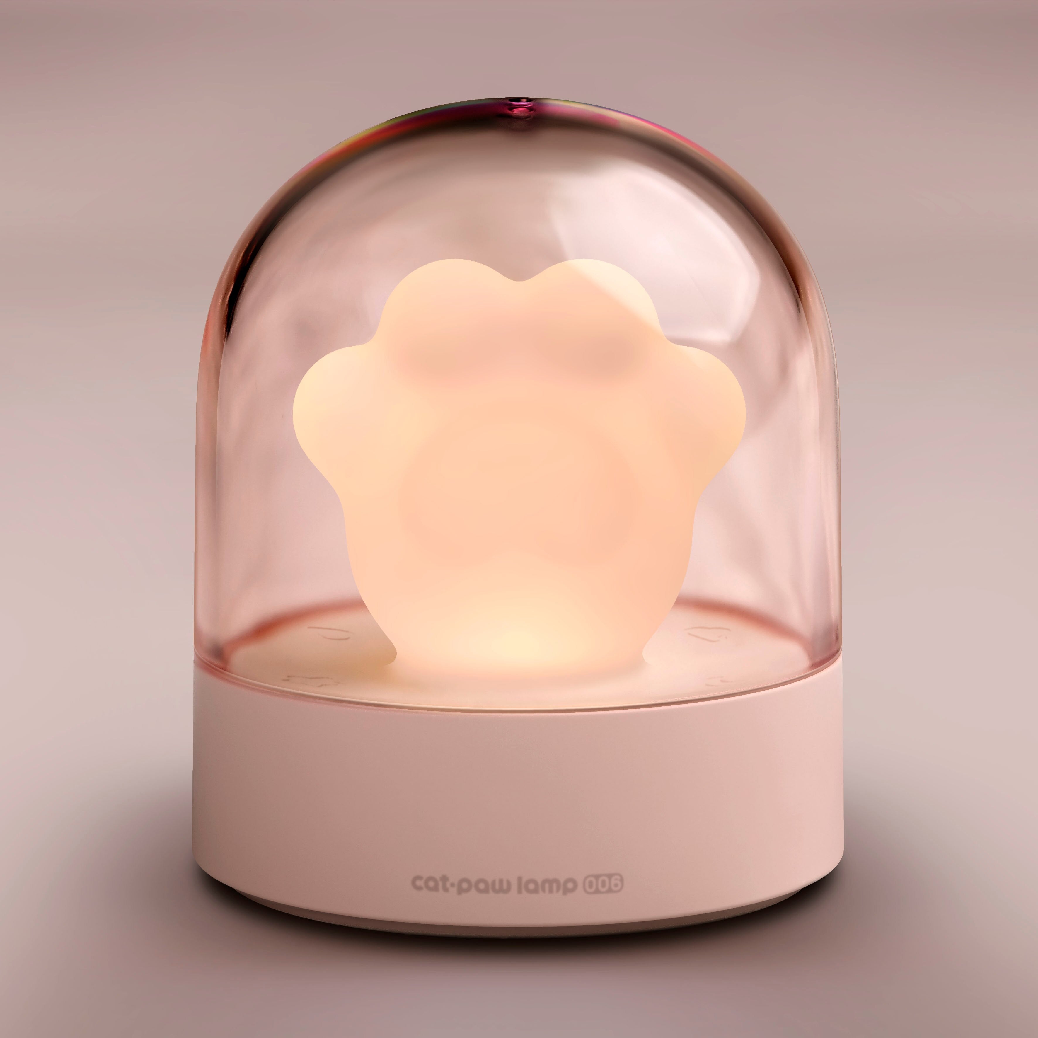 3 Life LED Night Light USB Charge Ambient Light Cartoon Cute Cat Claw Shape Night Lamp Bedside Lamp Children Christmas Gift