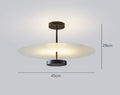 Simple LED ceiling light for bedroom ambiance and balcony use