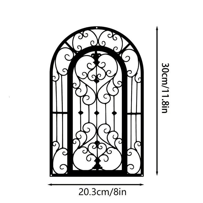 Metal Wall Art Iron Silhouette Wall Decor for Living Room and Bedroom Creative Home Mural Decorations - Velora Home Deco