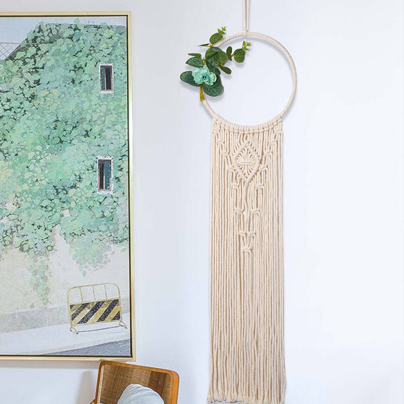 Simple Bohemian Hand-Woven Tapestry Home Living Room Shop Montnet Woven Decoration