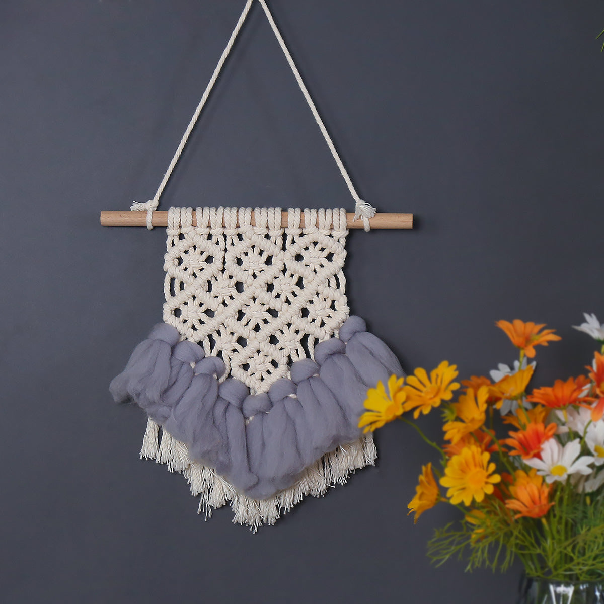 Nordic Ins Hand-Woven Small Tapestry Rainbow Tapestry Bohemian Wall Decoration Home Stay Decoration