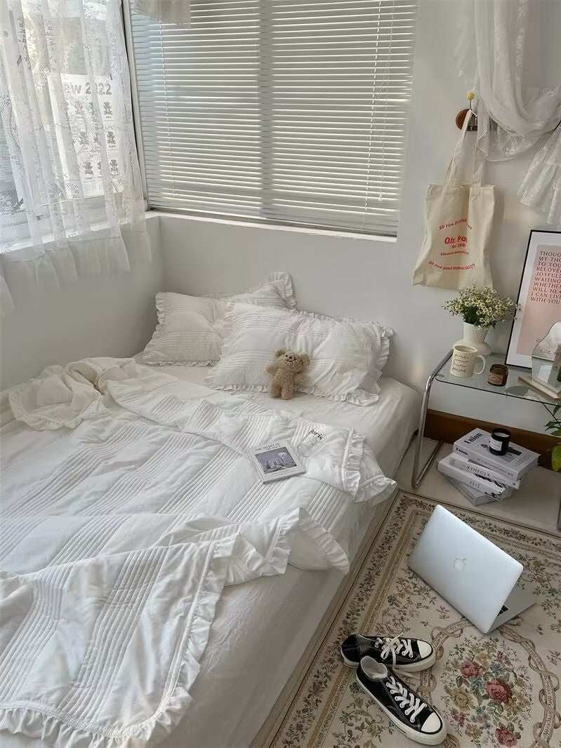 Solid color summer cool air-conditioned thin summer blanket