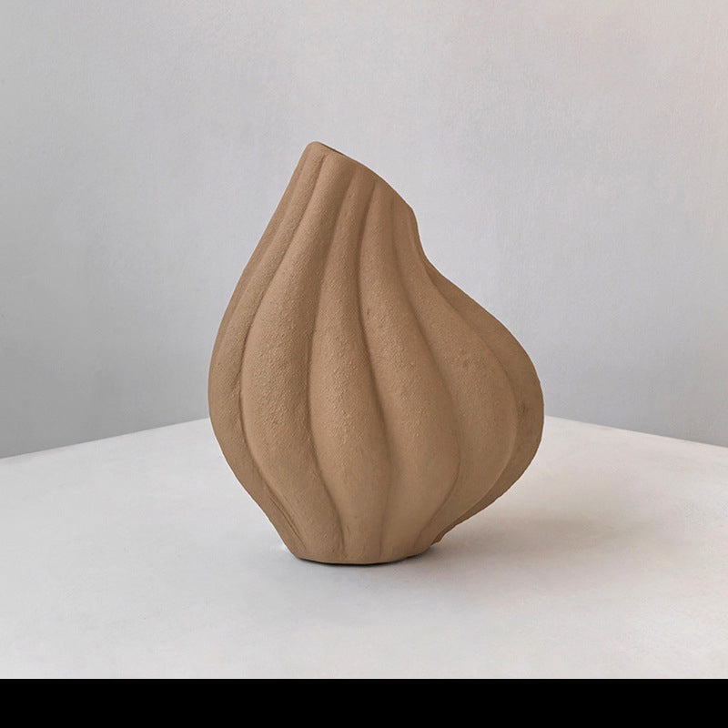 Art ceramic vase living room study TV cabinet flower arrangement decoration ornament