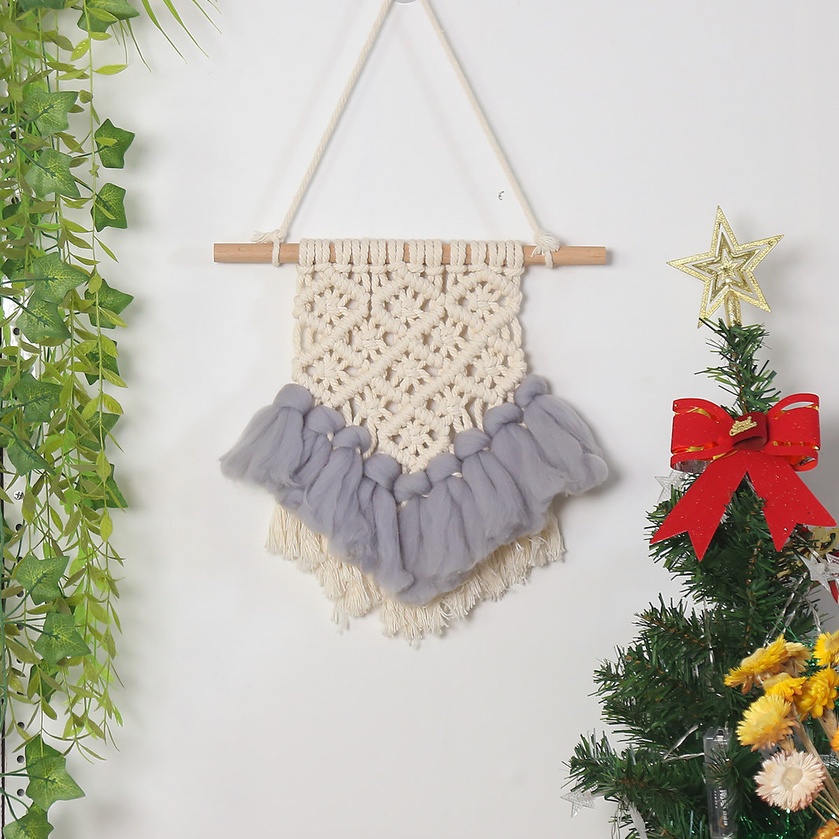 Nordic Ins Hand-Woven Small Tapestry Rainbow Tapestry Bohemian Wall Decoration Home Stay Decoration