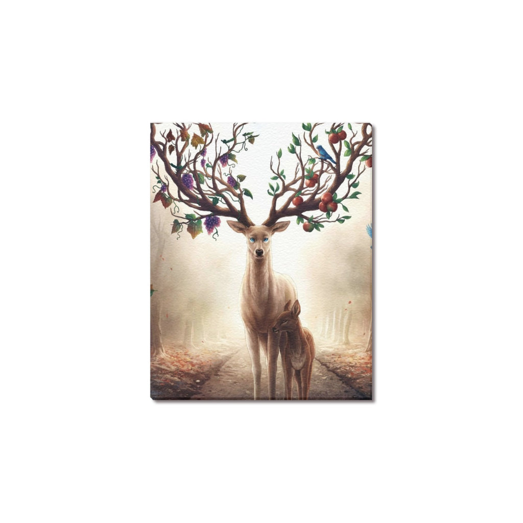 Surreal Forest Deer 8" x10"