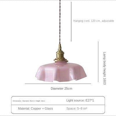Creamy Style Luxury Octagonal Flower Lamp Modern Elegant  Lamp