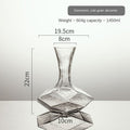 Wine Decanter Cube Diamond Breathable Rapid Wine Bottle for Home Luxury High-End Glass Red Wine Aerator
