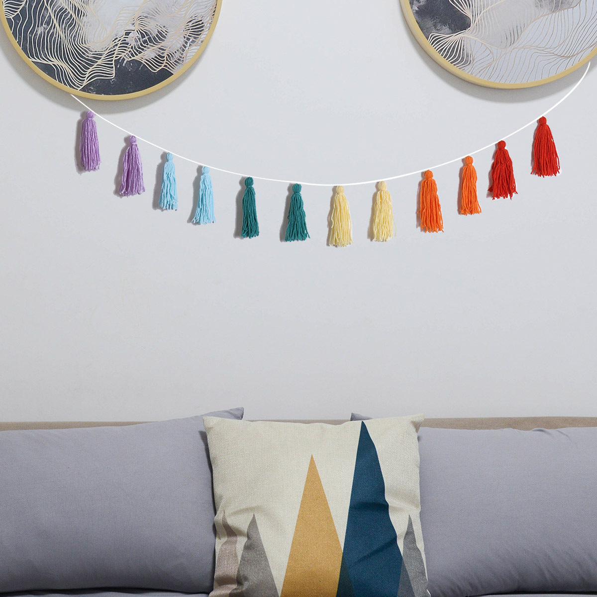 New Bohemian Style Rainbow Pendant New House Decoration Home Children's Room Penda