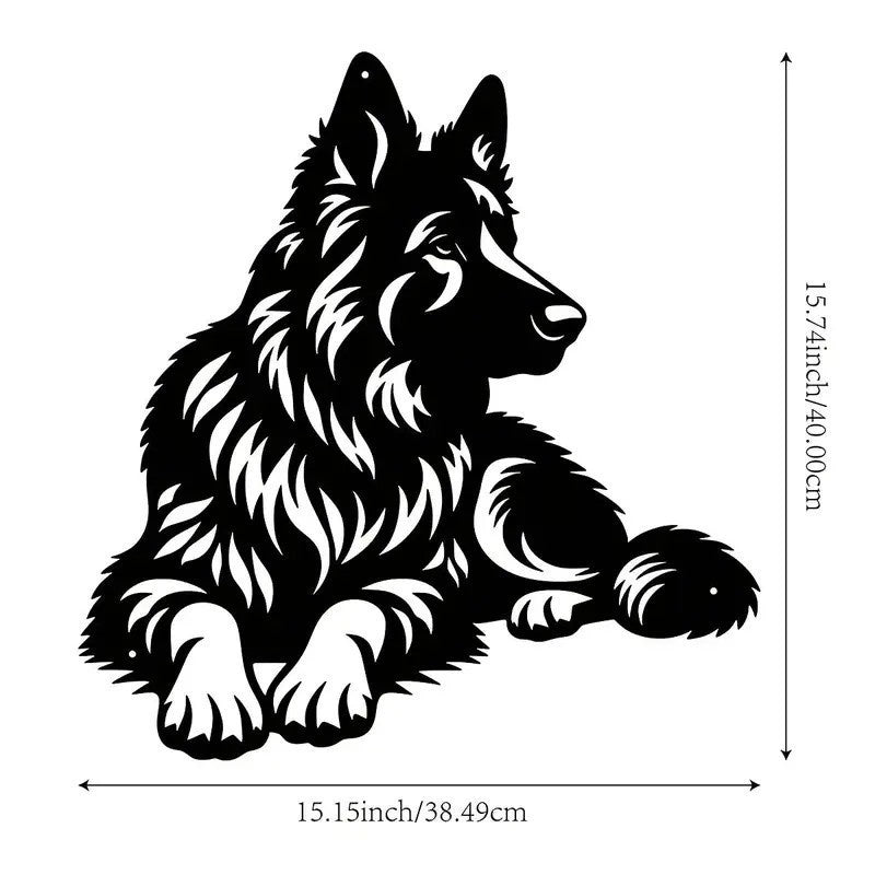 Metal Wall Art Iron Silhouette Wall Decor for Living Room and Bedroom Creative Home Mural Decorations - Velora Home Deco