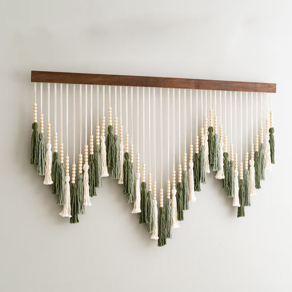 Handmade woven tapestry background decoration Bohemian home decoration wall hanging