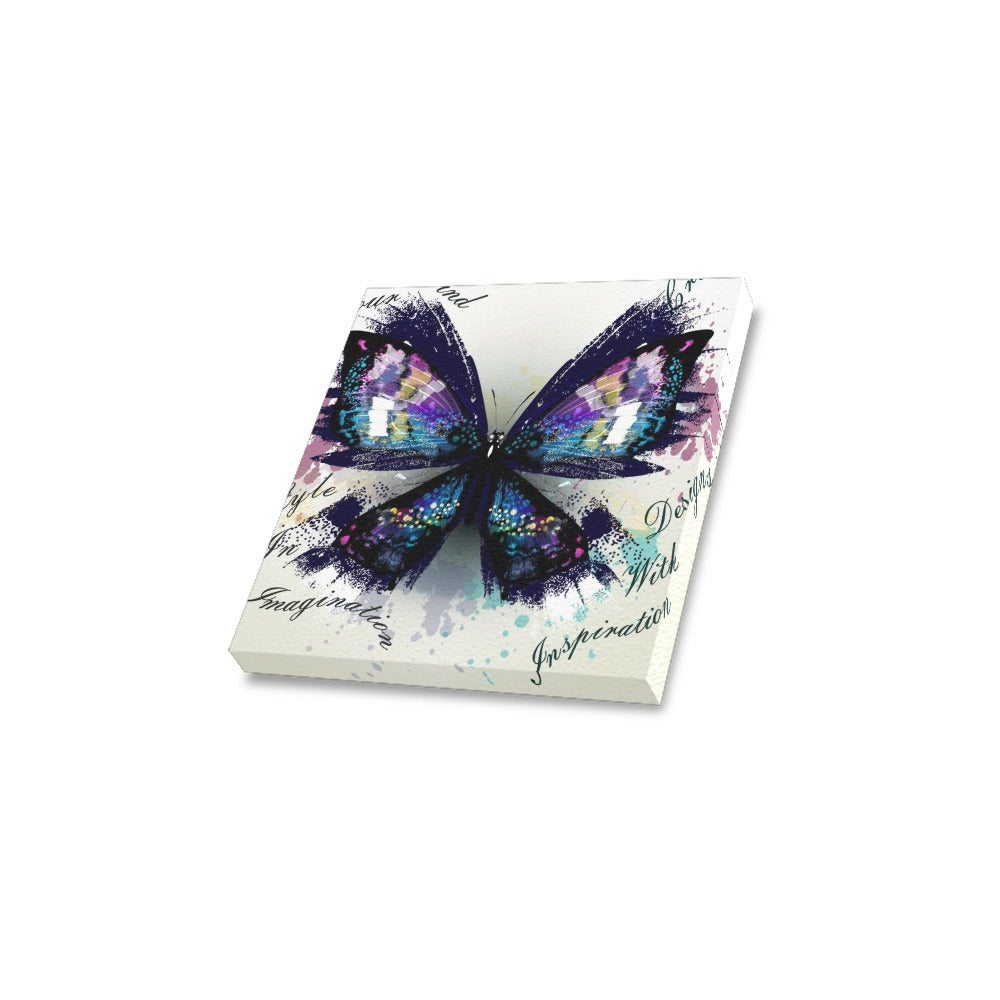Vivid Painted Butterfly 8x8 inch