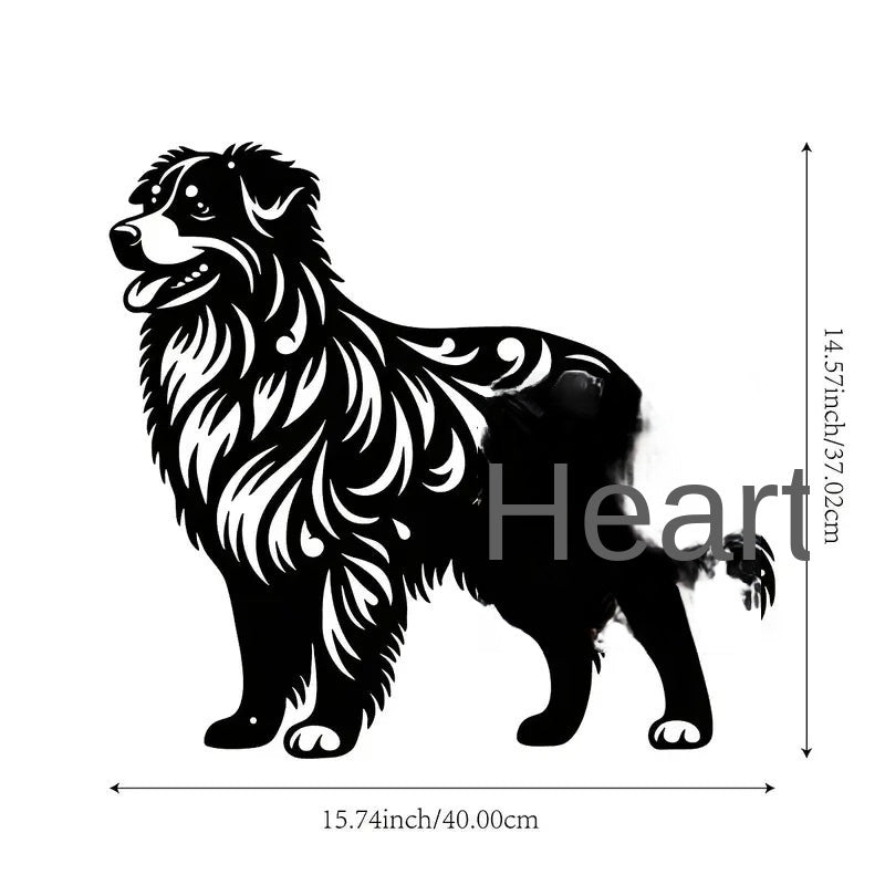 Metal Wall Art Iron Silhouette Wall Decor for Living Room and Bedroom Creative Home Mural Decorations - Velora Home Deco