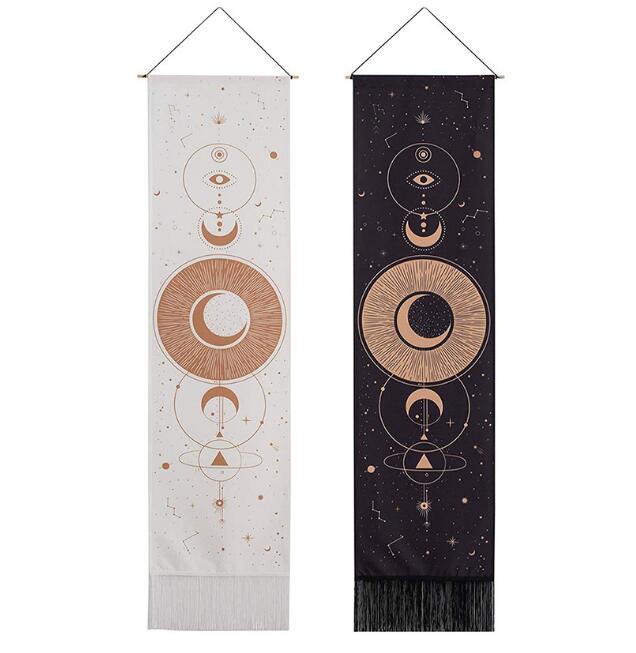 Simple And Beautiful Bohemian Tapestry Star And Moon Tapestry  Living Room And Bedroom Decoration Paintings