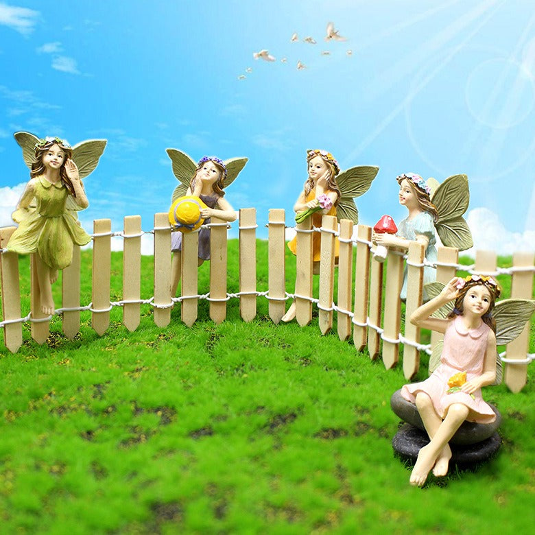 Flower Fairy Pendant Creative Resin Fairy Statue Decoration Courtyard