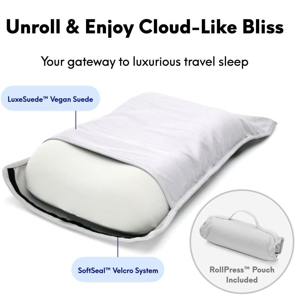 Memory foam neck pillow suitable for sleeping Portable pillow suitable for side and back sleepers