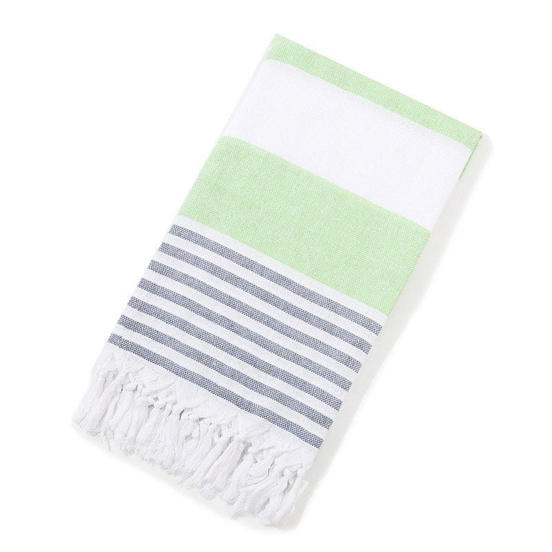 Turkish Beach Towel Striped Fringe Quick-Dry Large Size Cotton Bath Towel Multiple Styles Wholesale