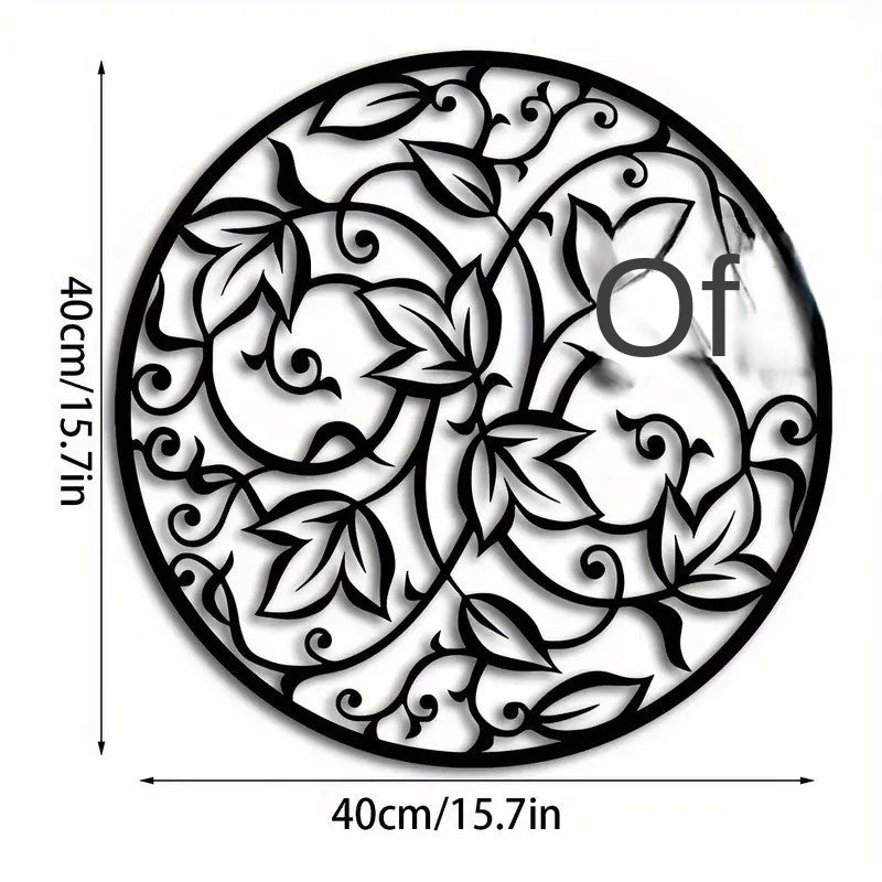 Metal Wall Art Iron Silhouette Wall Decor for Living Room and Bedroom Creative Home Mural Decorations - Velora Home Deco