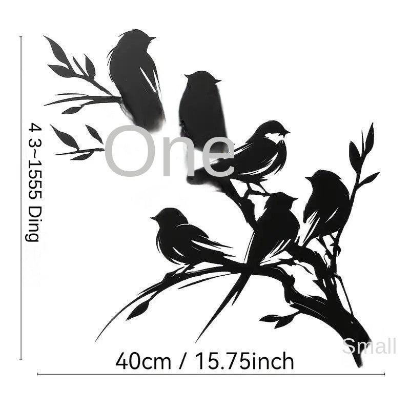 Metal Wall Art Iron Silhouette Wall Decor for Living Room and Bedroom Creative Home Mural Decorations - Velora Home Deco
