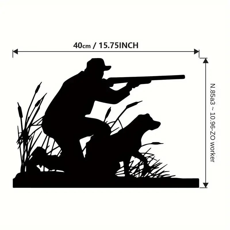 Metal Wall Art Iron Silhouette Wall Decor for Living Room and Bedroom Creative Home Mural Decorations - Velora Home Deco