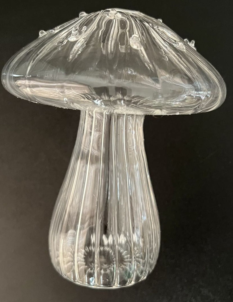 Glass Mushroom Vase Aromatherapy Vase Hydroponic Flower Arrangement Decoration Home Decoration Glass Creative Vase - Velora Home Deco
