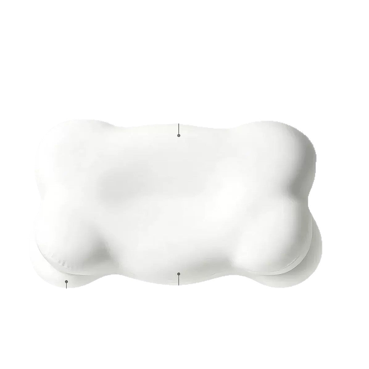 Zero-Pressure Bio-Based Pillow Core Cloud-Shaped Bio-Based Contoured Memory Foam Sleep Aid Pillow for Adults