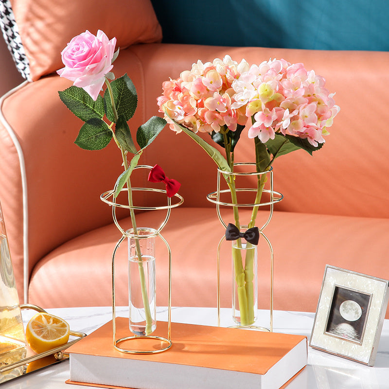 Creative Decoration Glass Vase Flower Arranging Handicraft
