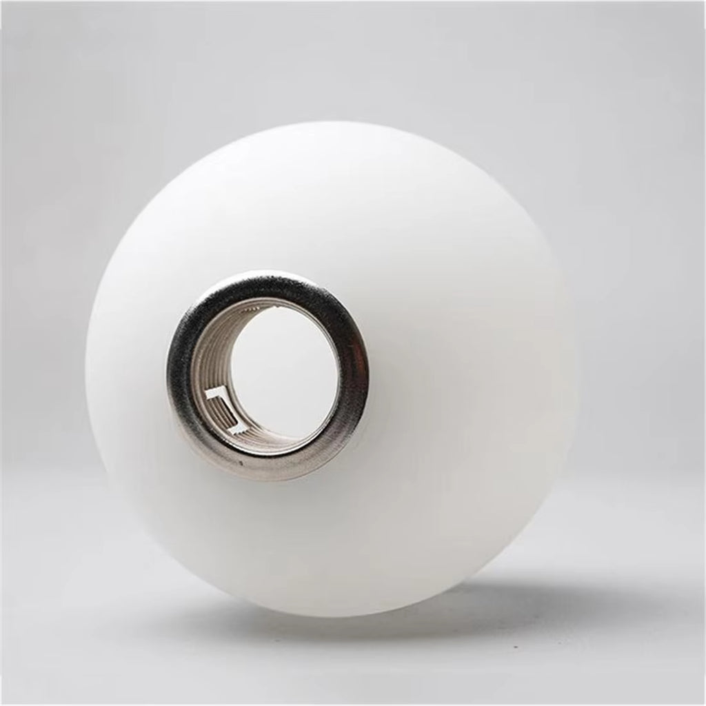 Glass Lampshade Frosted White Lamp shade Replacement Globe Round Lamp Cover