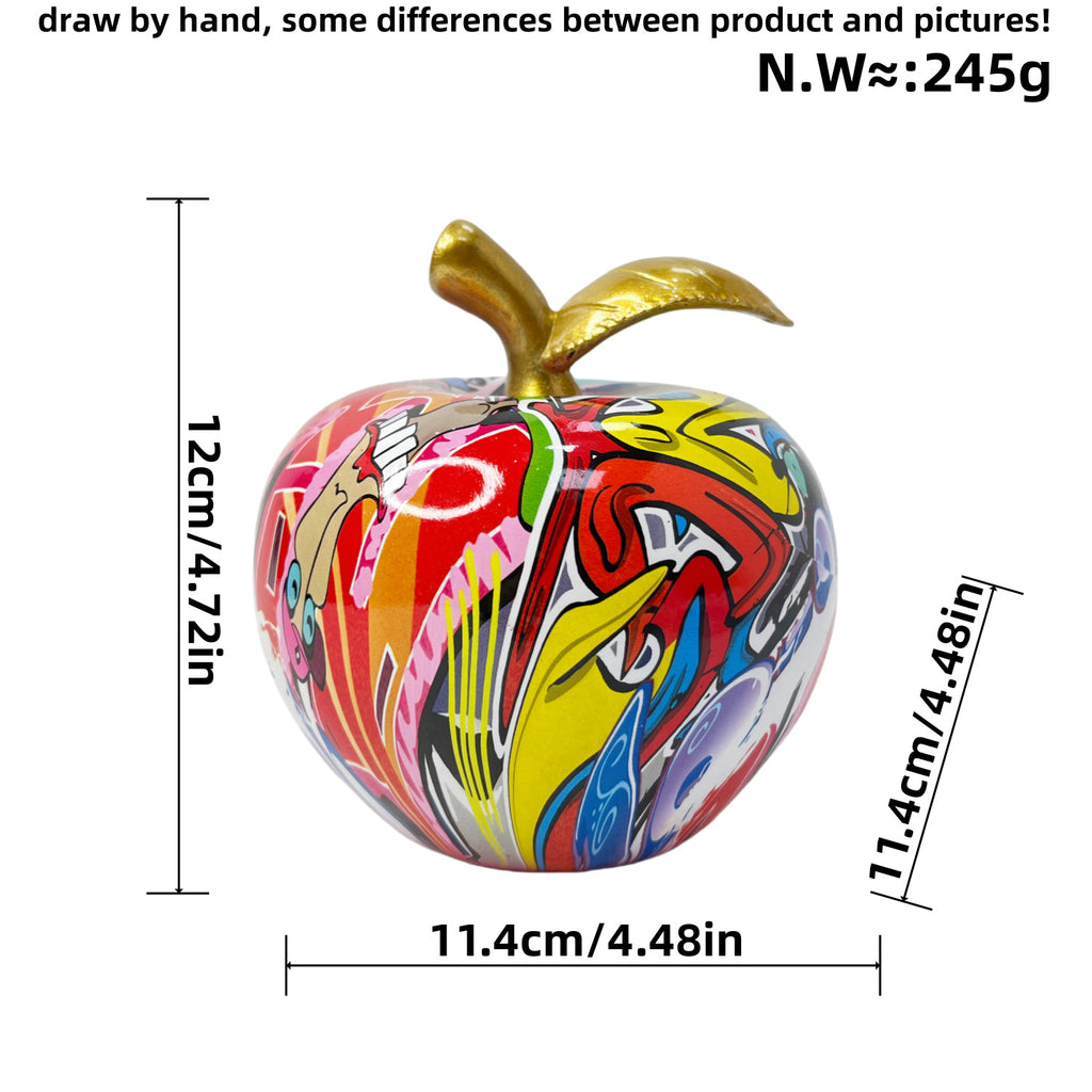 Colorful Apple Ornament