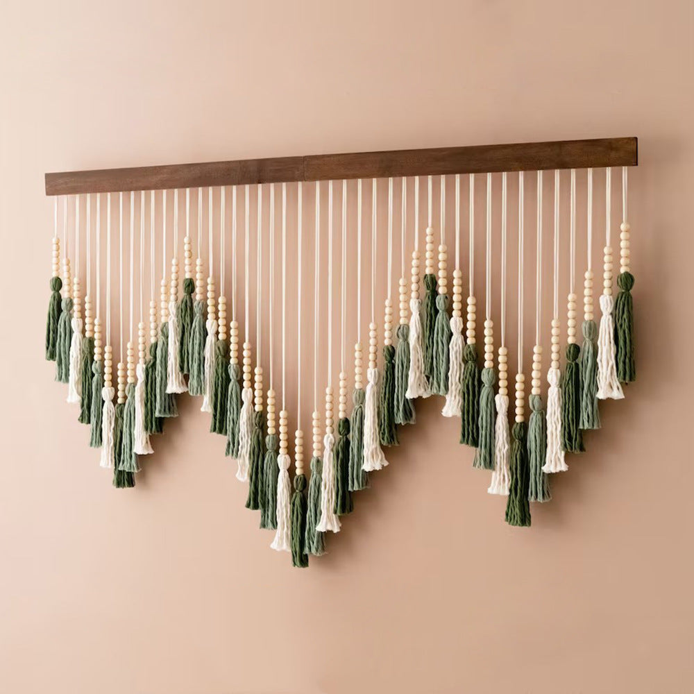 Handmade woven tapestry background decoration Bohemian home decoration wall hanging
