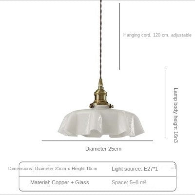 Creamy Style Luxury Octagonal Flower Lamp Modern Elegant  Lamp