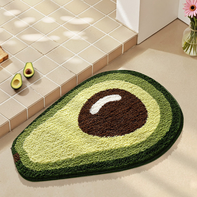 Bathroom floor mat anti slip mat fruit absorbent carpet decorative mat