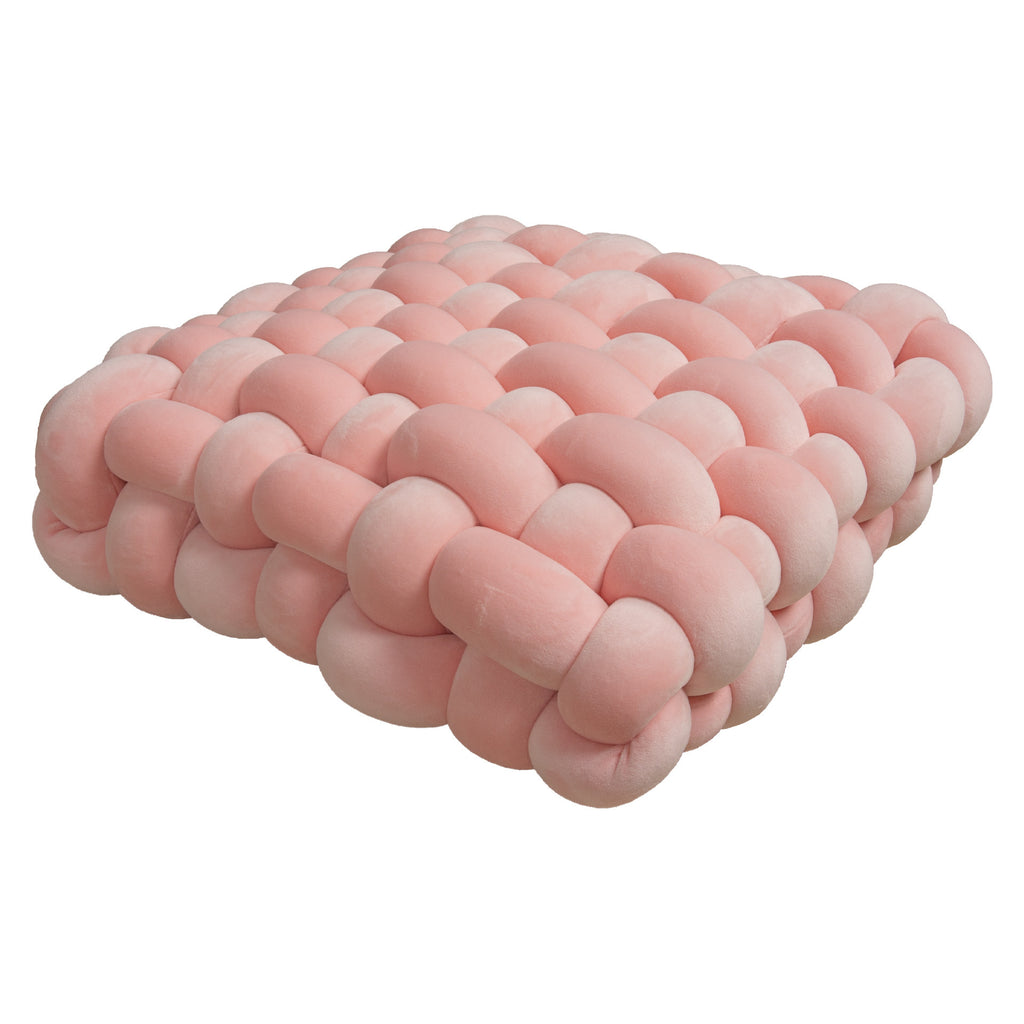 Seat cushion square woven pillow household plush cushion sofa bay window decorative pad