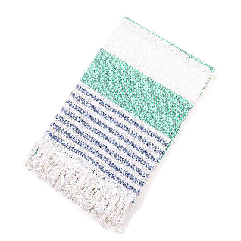 Turkish Beach Towel Striped Fringe Quick-Dry Large Size Cotton Bath Towel Multiple Styles Wholesale