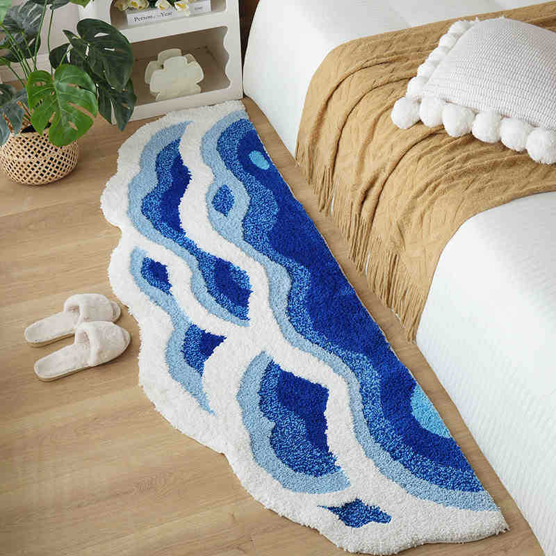 Bedside blanket foot pad floor mat