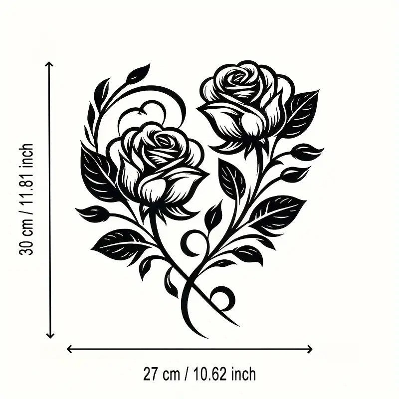 Metal Wall Art Iron Silhouette Wall Decor for Living Room and Bedroom Creative Home Mural Decorations - Velora Home Deco