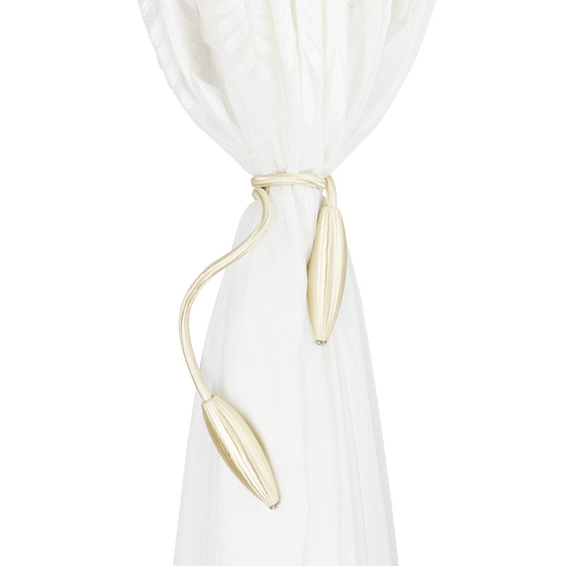 Modern Minimalist Creative Twisting Music Curtain Binding Rope Punch-Free Curtain Binding Belt