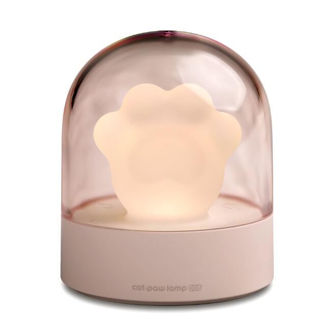 3 Life LED Night Light USB Charge Ambient Light Cartoon Cute Cat Claw Shape Night Lamp Bedside Lamp Children Christmas Gift