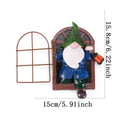 Personality Dwarf Elf Lantern Flipping Window Lawn Statue Resin Decoration