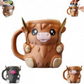 Highland Cow Ice Pint Holder